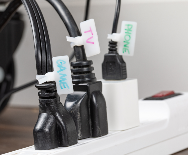 One of the main uses for ID marker cable ties is to identify and label cables or wires. This can be useful in a variety of different situations, such as in a server room or a wiring closet, where there are many different cables that need to be organized and labeled.
