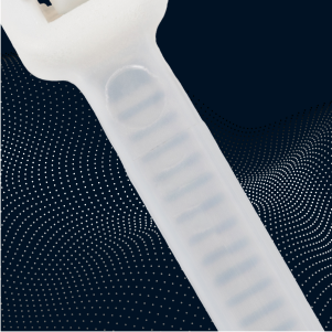 Some cable ties also have small barbs or teeth along the length of the strap, which help to hold the tie in place and prevent it from slipping or sliding.