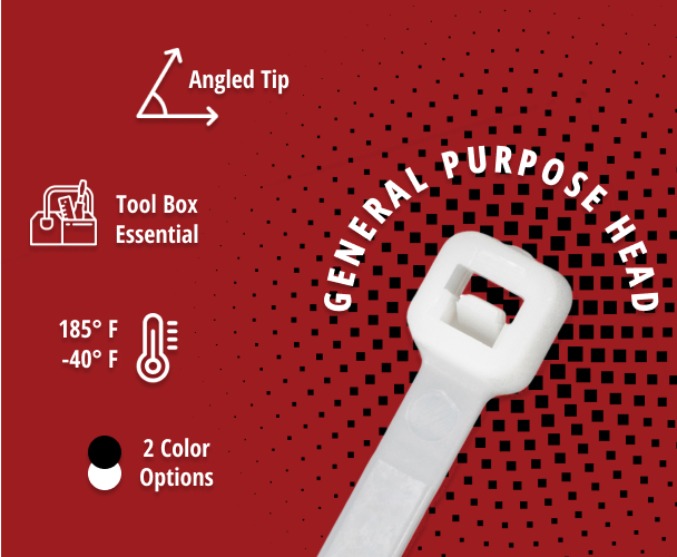 The tensile strength of a cable tie is an important consideration when choosing the right type of fastener for a particular application, and a 120 lb tensile strength heavy duty cable tie can provide added security and ensure that the cables or items being secured remain in place under heavy loads or conditions.