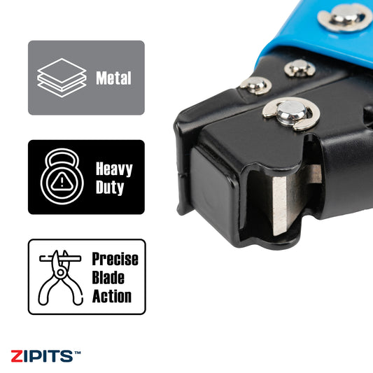 Heavy Duty Cable Tie Gun - Blue