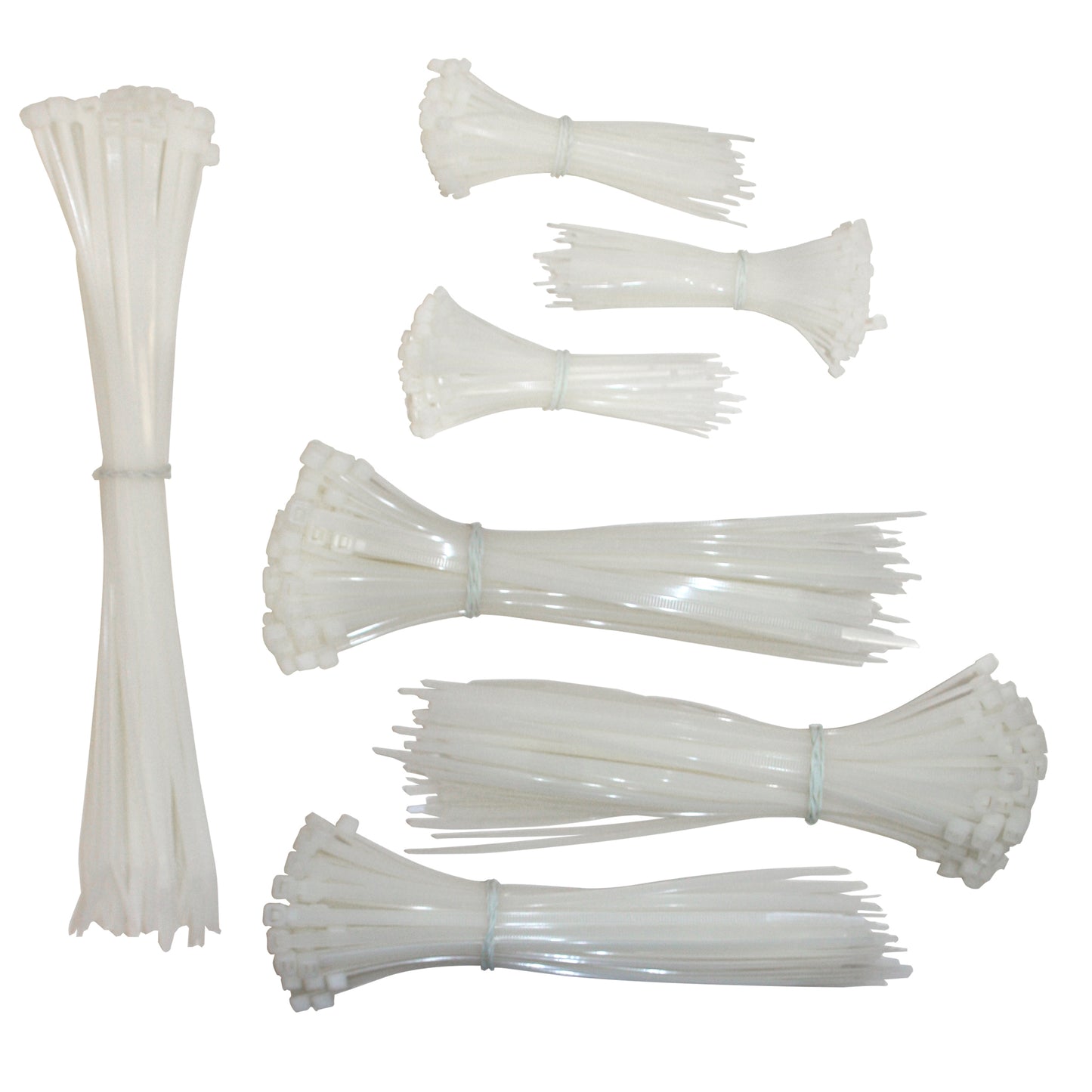 Mini & Standard Cable Tie Assortment Tube (4 in. , 8 in. , 11. ) 650pc