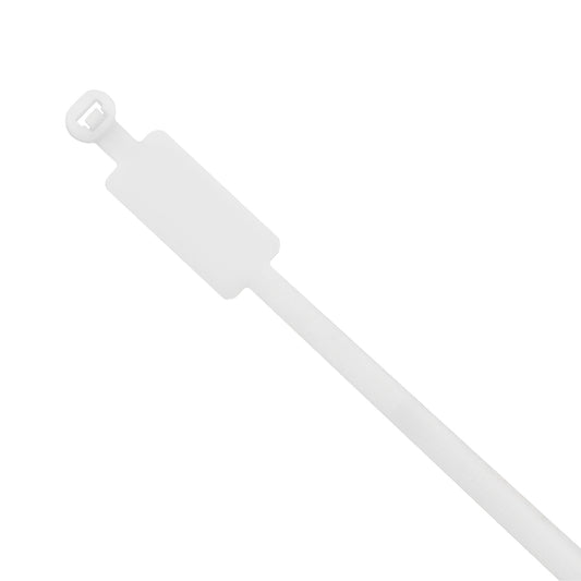 7 in. Vertical ID Marker Tie 50 lbs. Strength 100PC Natural